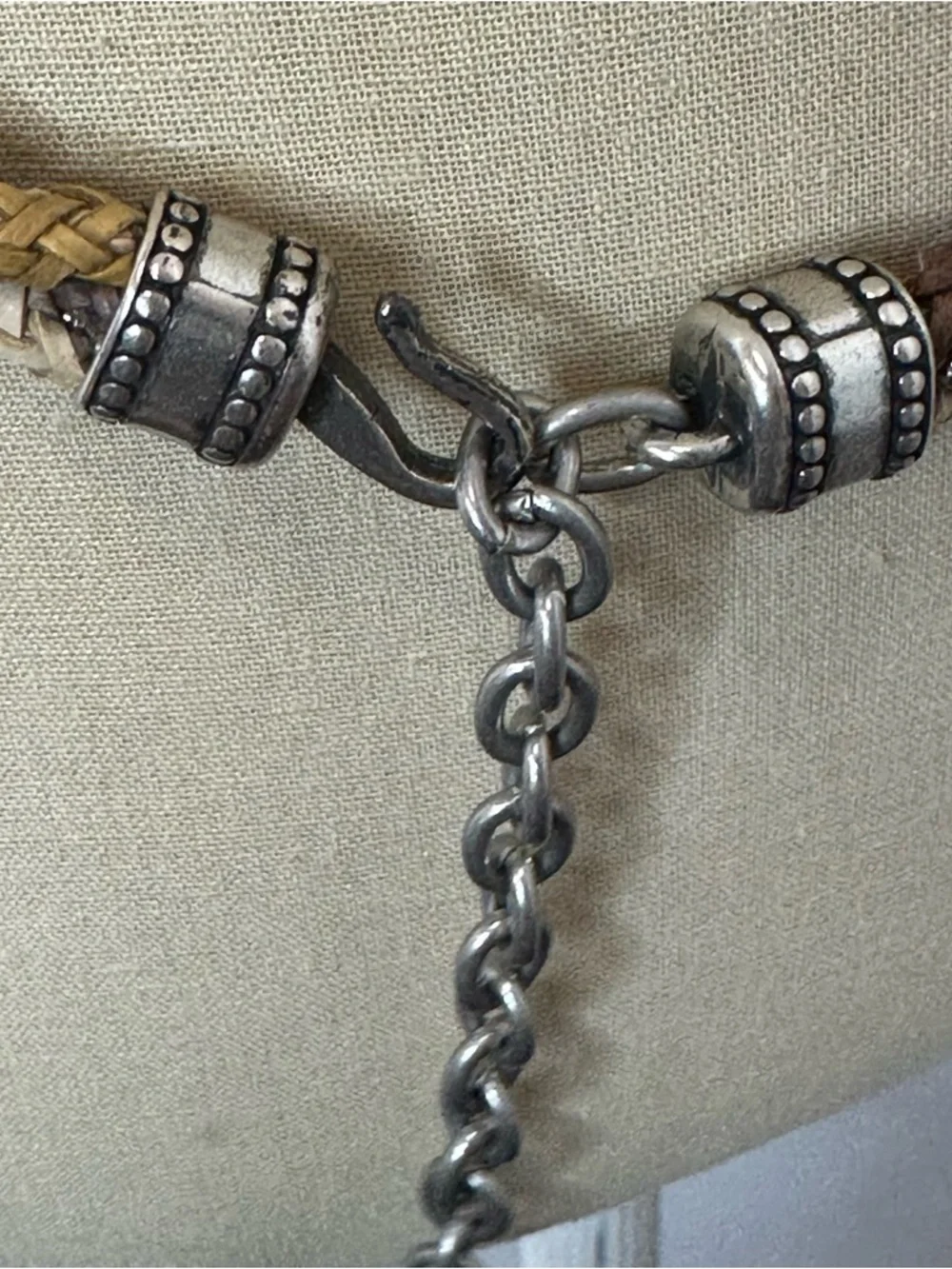 Braided Rope Chain Waist Belt in Brown and Gold - Picture 7 of 8